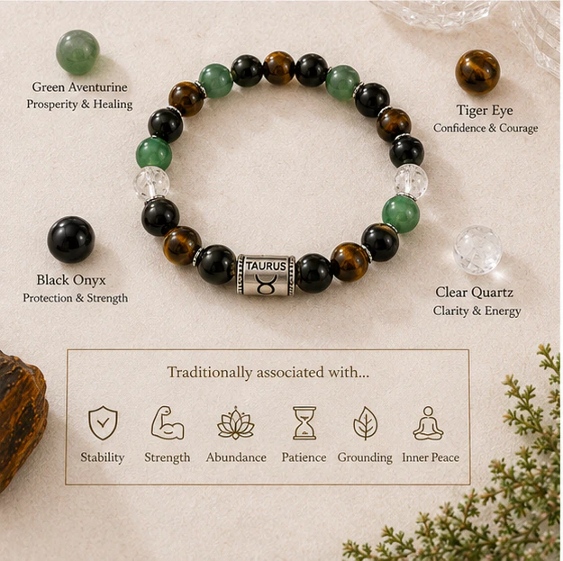 Taurus Bracelet 8mm