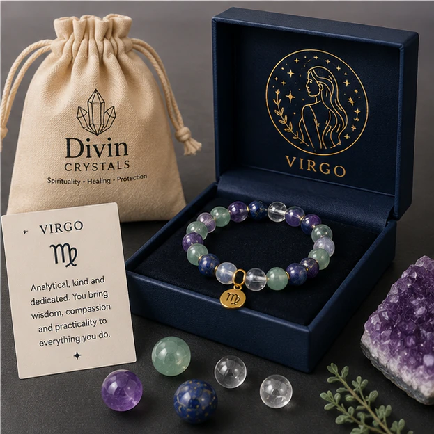 Virgo Crystal Bracelet 8mm