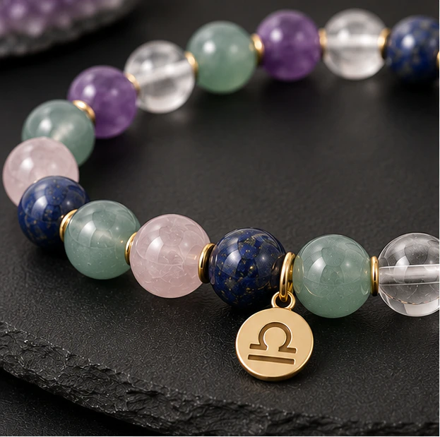 Libra Crystal Bracelet 8mm