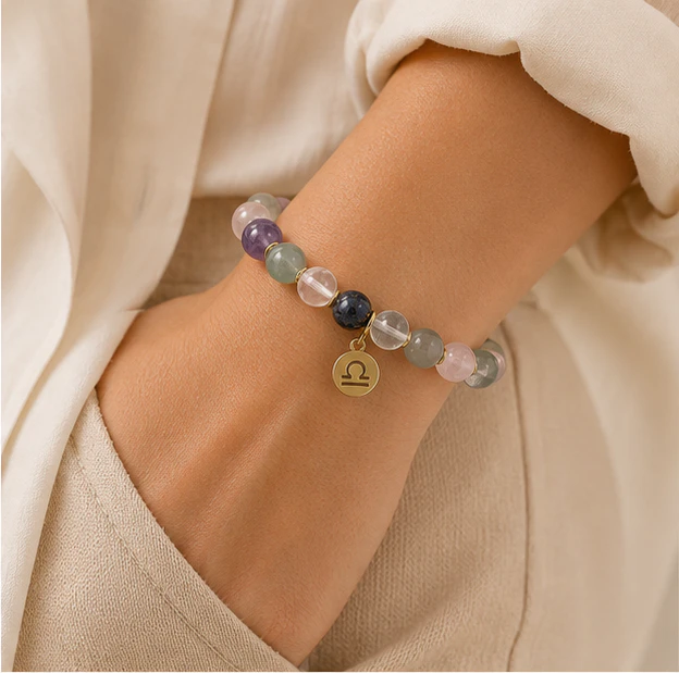 Libra Crystal Bracelet 8mm