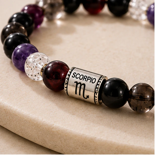 Scorpio Crystal Bracelet 8mm