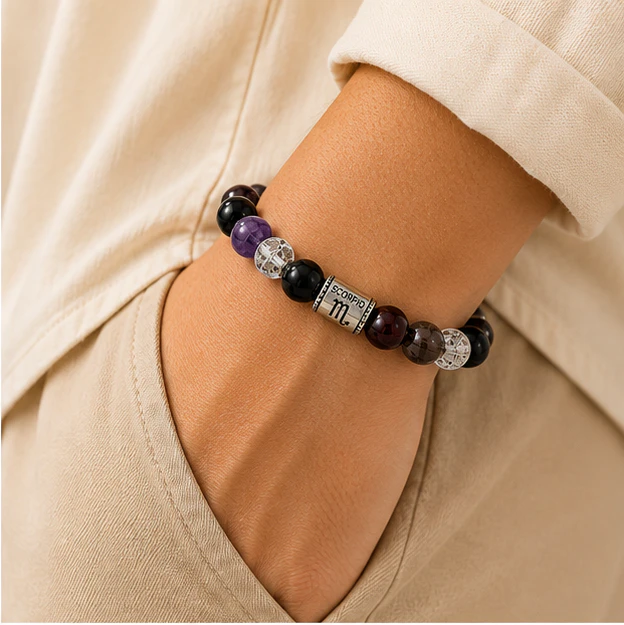 Scorpio Crystal Bracelet 8mm
