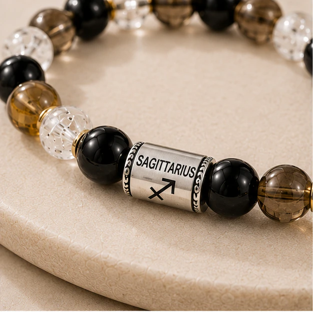 Sagittarius Crystal Bracelet 8mm