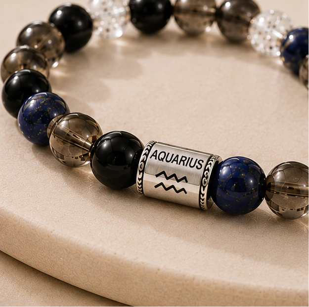 Aquarius Crystal 8mm Bracelet