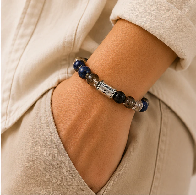 Aquarius Crystal 8mm Bracelet