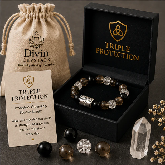 Triple Protection 8mm Bead Bracelet
