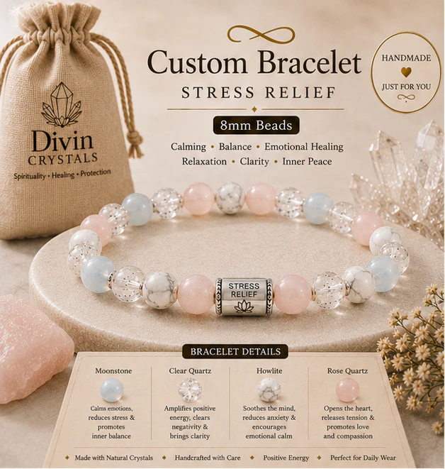Custom Bracelet  Stress Relief