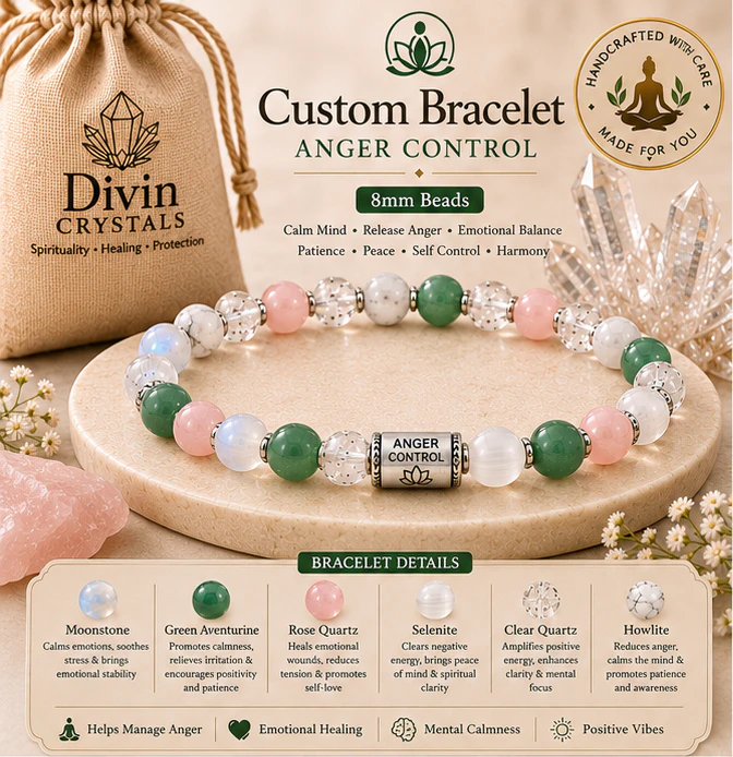 Custom Bracelet  Anger Control