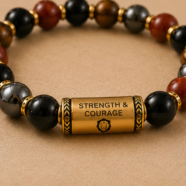 Custom Bracelet  Strength &amp; Courage
