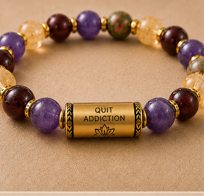 Custom Bracelet  Quit Addiction