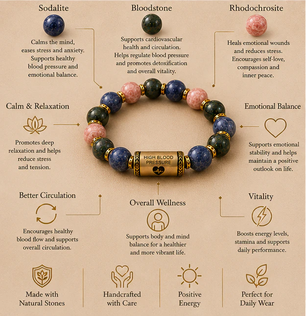 Custom Bracelet  High Blood Pressure