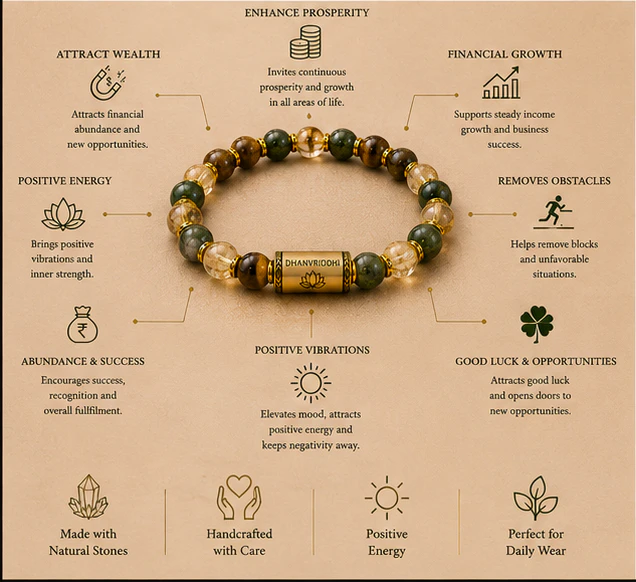 Dhanvriddhi 8mm Bracelet