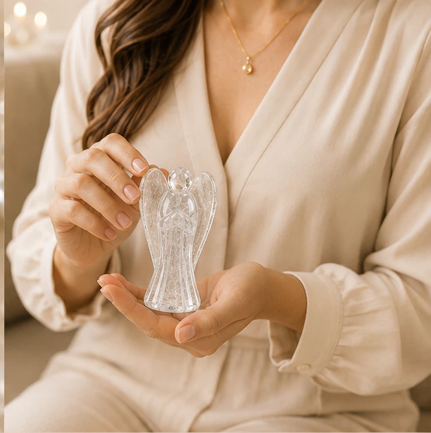 Crystal Clear Quartz Angel