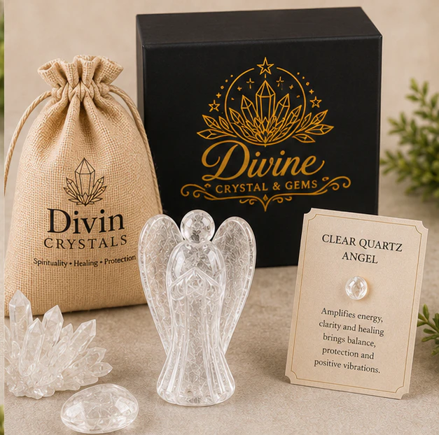 Crystal Clear Quartz Angel