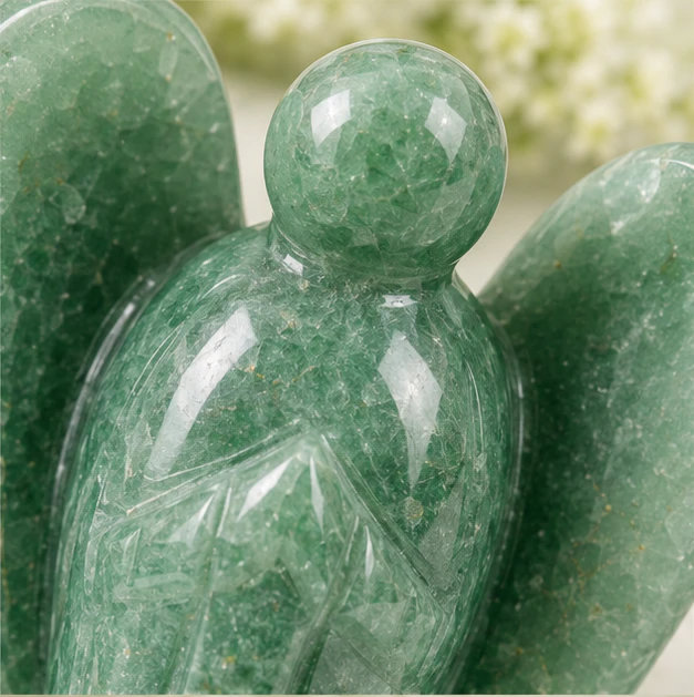 Crystal Green Aventurine Angel
