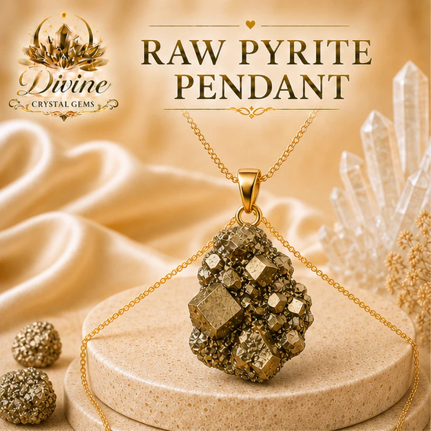 Pendant  Raw Pyrite