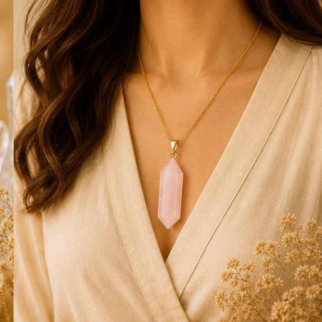 Pendant  Rose Quartz