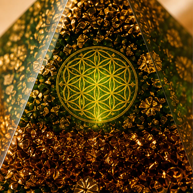 Orgonite Pyramid  Dhan Yog
