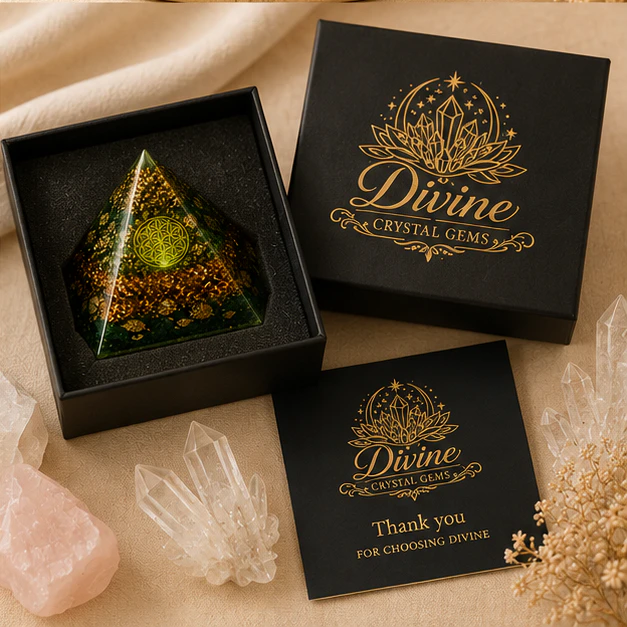 Orgonite Pyramid  Dhan Yog