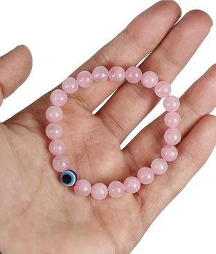 Evil Eye Rose Quartz With Green Aventurine Bracelet – 8MM